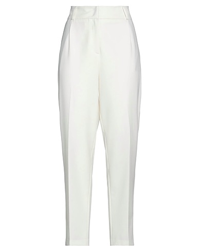 BEATRICE .B Pantalone Bianco 67% Poliestere, 29% Viscosa, 4% Elastan