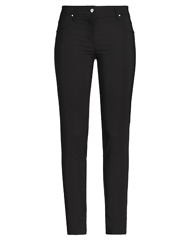 MET JEANS Casual trouser Black 89% Polyester, 11% Elastane