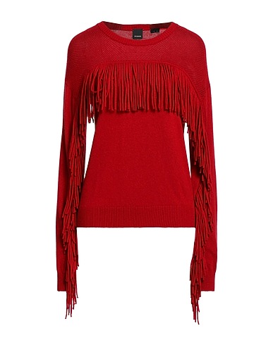 PINKO Jumper Red 33% Viscose, 23% Polyamide, 20% Cotton, 20% Wool, 4% Cashmere