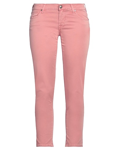 JACOB COHЁN Casual trouser Antique rose 97% Cotton, 3% Elastane