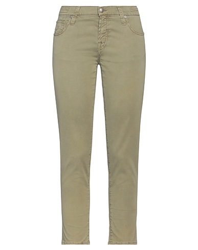 JACOB COHЁN Casual trouser Military green 97% Cotton, 3% Elastane