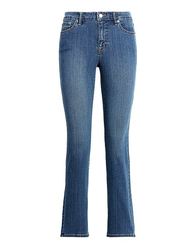 LAUREN RALPH LAUREN Denim trousers MID-RISE STRAIGHT JEAN
 Blue 92% Cotton, 7% Recycled polyester, 1% Elastane