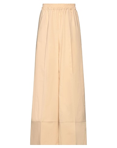 TWINSET Casual trouser Beige 96% Cotton, 4% Elastane