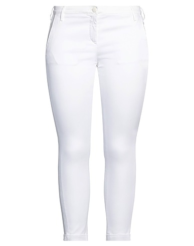 JACOB COHЁN Denim trousers White 63% Lyocell, 30% Cotton, 5% Polyester, 2% Elastane