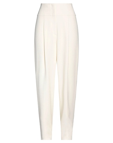 THEORY Casual trouser Ivory 70% Triacetate, 30% Polyester