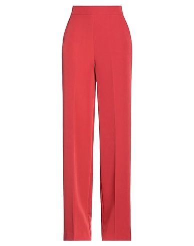 BLUMARINE Casual pants Brick 88% Polyester, 12% Elastane