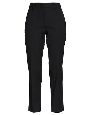 BRIAN DALES Casual trouser Black 67% Wool, 30% Polyamide, 3% Elastane