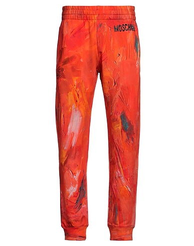 MOSCHINO Casual pants Orange 100% Cotton