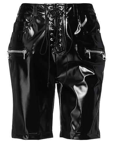 BEN TAVERNITI™ UNRAVEL PROJECT Shorts & Bermuda Black 57% Polyester, 37% Polyurethane, 6% Elastane