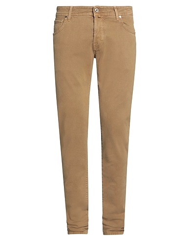 JACOB COHЁN Denim pants Khaki 97% Cotton, 3% Elastane, Polyester