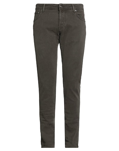 JACOB COHЁN Casual trouser TESTA DI MORO 97% Cotton, 3% Elastane, Polyester