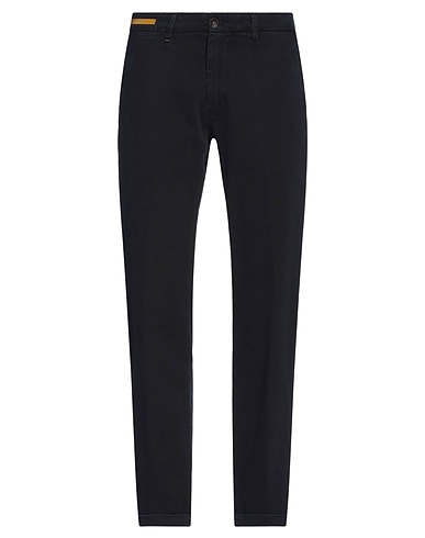 RE_HASH Casual pants Midnight blue 98% Cotton, 2% Elastane