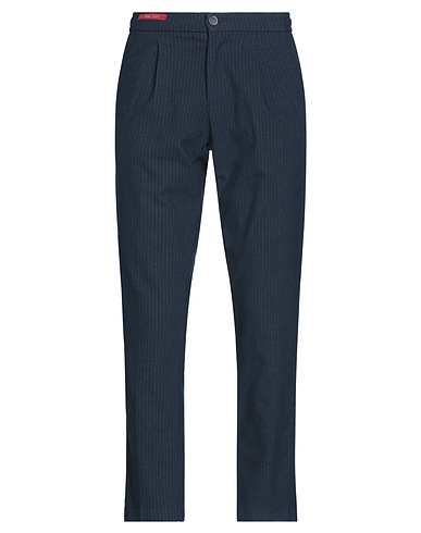 RE_HASH Casual trouser Midnight blue 48% Cotton, 32% Polyester, 17% Viscose, 3% Elastane