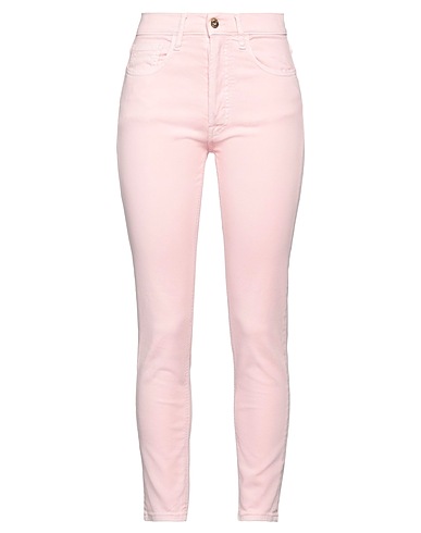 CYCLE Denim trousers Pink 98% Cotton, 2% Elastane