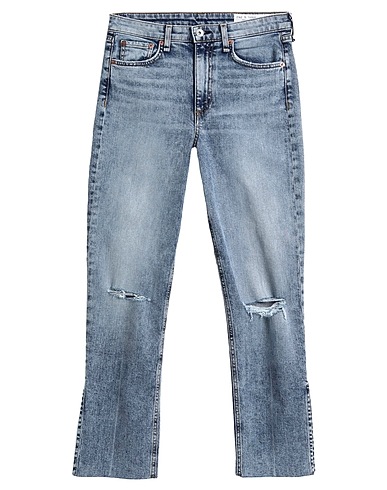 RAG & BONE Denim trousers Blue 98% Cotton, 2% Polyurethane