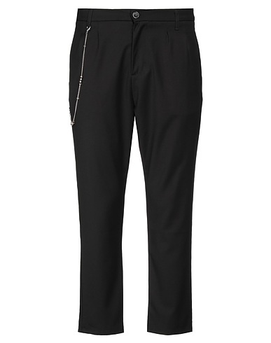 IMPERIAL Casual trouser Black 62% Polyester, 35% Viscose, 3% Elastane