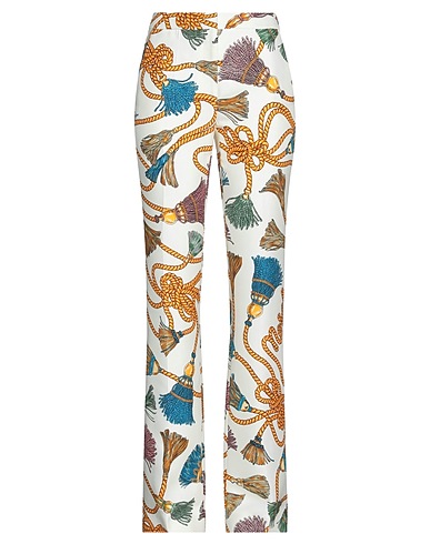 MOSCHINO Casual pants Ivory 100% Viscose