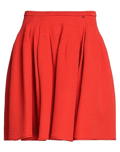ELISABETTA FRANCHI Minigonna Arancione 66% Viscosa, 33% Poliammide, 1% Elastan