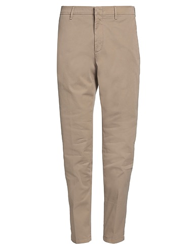 DUNHILL Casual trouser Light brown 97% Cotton, 3% Elastane
