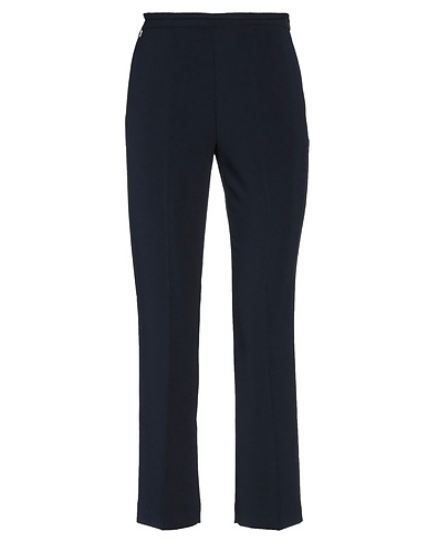 MANILA GRACE Casual trouser Midnight blue 98% Polyester, 2% Elastane
