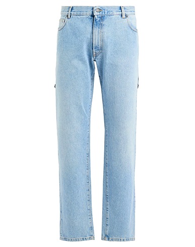 MOSCHINO Denim trousers Blue 100% Cotton