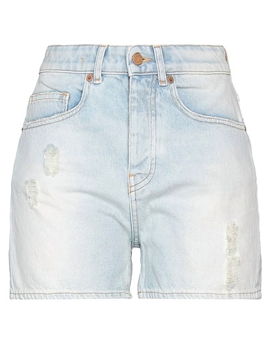 VICOLO Denim shorts Blue 100% Cotton