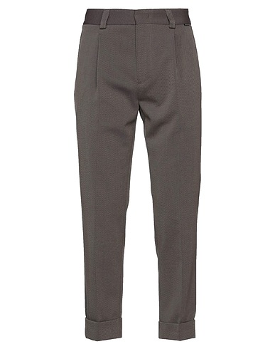 LIU •JO MAN Casual trouser Dark brown 54% Polyester, 26% Wool, 20% Cotton