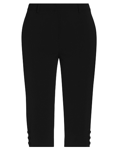MOSCHINO Casual trouser Black 89% Polyester, 11% Polyurea