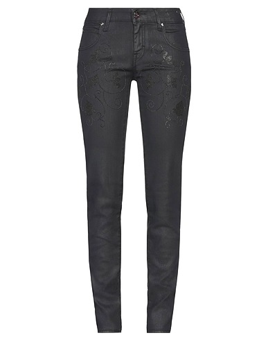 JACOB COHЁN Denim pants Black 74% Cotton, 24% Polyamide, 2% Elastane
