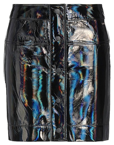 ARMANI EXCHANGE Mini skirt Black 100% Polyester, Polyurethane