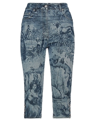 MOSCHINO Denim trousers COUTURE Blue 98% Cotton, 2% Elastane