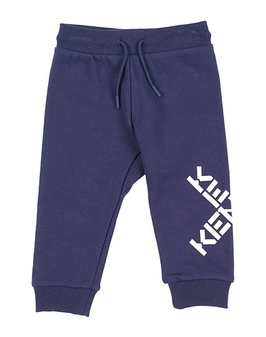 KENZO KIDS Casual trouser Midnight blue 100% Cotton