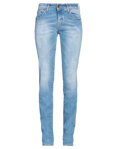 JACOB COHЁN Denim trousers Blue 92% Cotton, 6% Elastomultiester, 2% Elastane