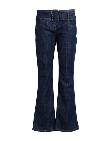 TOPSHOP Bootcut Jeans Blue 99% Cotton, 1% Elastane