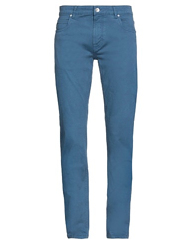 ELEVENTY Casual pants Slate blue 97% Cotton, 3% Elastane