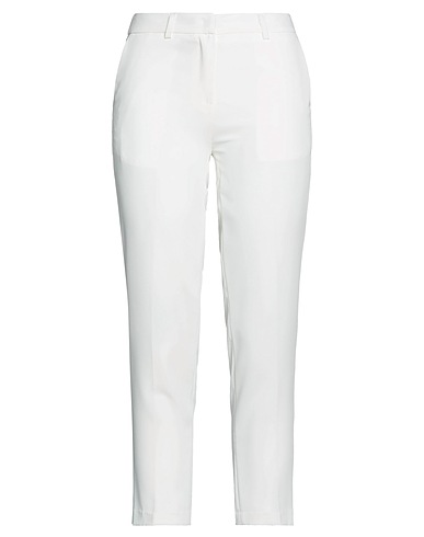 TOY G. Casual trouser Ivory 94% Polyester, 6% Elastane