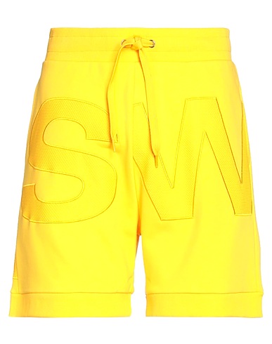 MOSCHINO Shorts & Bermuda SWIM Yellow 100% Cotton, Elastane, Polyester