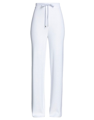 PESERICO Casual trouser White 100% Cotton, Polyamide, Polyester