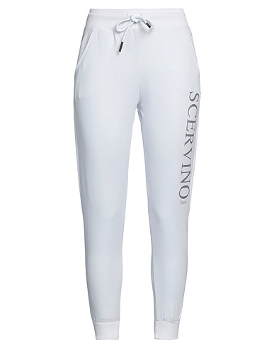 SCERVINO Pantalone Bianco 95% Cotone, 5% Elastan
