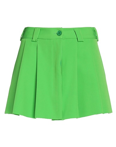VICOLO Mini skirt Green 62% Acetate, 38% Viscose