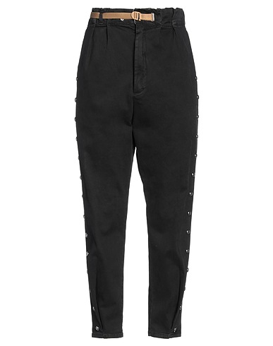 WHITE SAND Hosen Schwarz 97% Baumwolle, 3% Elastan