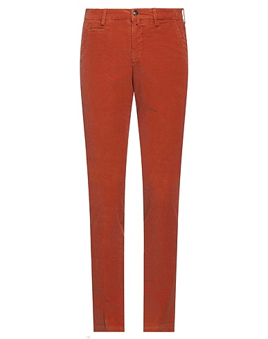 BRIGLIA 1949 Casual trouser Rust 97% Cotton, 3% Elastane