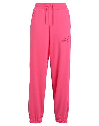 TOMMY JEANS Casual trouser Fuchsia 87% Cotton, 13% Polyester