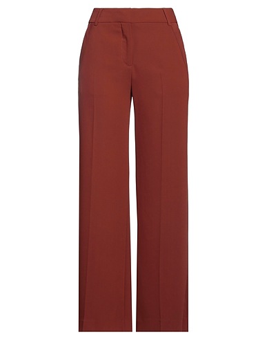 SEE BY CHLOÉ Casual pants Chocolate brown 100% Polyester