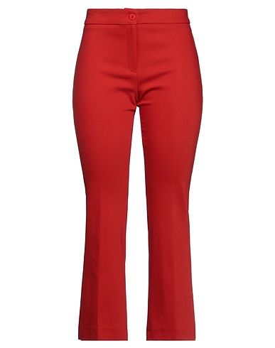CARACTÈRE Casual trouser Tomato red 57% Cotton, 40% Polyester, 3% Elastane