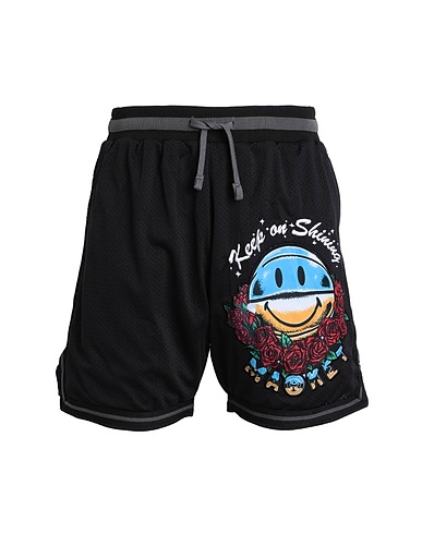 MARKET Shorts & Bermuda SMILEY KEEP ON SHINING MESH SHORTS		
 Nero 100% Poliestere