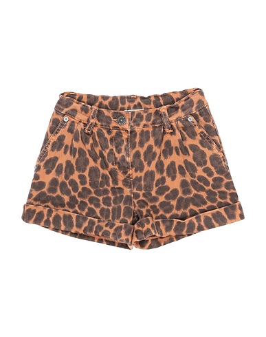 P.A.R.O.S.H. Denim shorts Brown 98% Cotton, 2% Elastane
