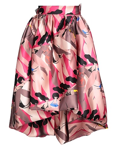 AZ FACTORY Gonna midi Rosa 100% Poliestere