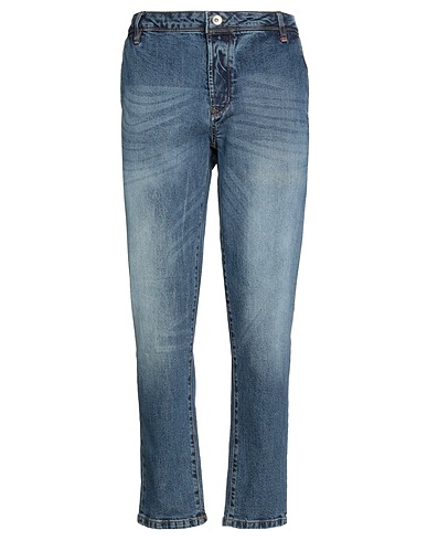 SEINSE Denim trousers Blue 99% Cotton, 1% Elastane