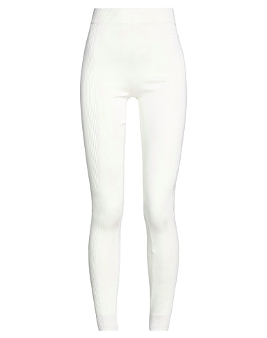 AZ FACTORY Leggings White 83% Viscose, 15% Nylon, 2% Elastane